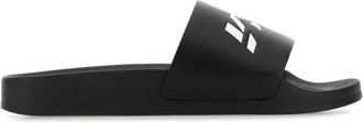 VTMNTS Zwarte rubberen slippers - Heren - Sandalen - Zwart - 39 EU - Schoenen