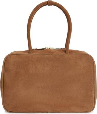 Tiffany & Fred Structured Suede Shoulder Bag