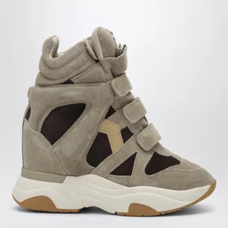 Isabel Marant Balskee sneakers in Sand/Chocolate suede