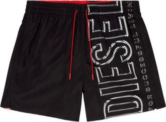Diesel Costume da bagno con logo - Nero