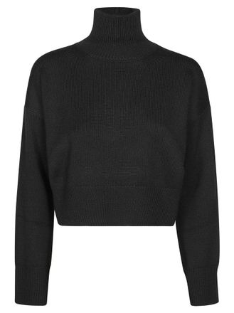 Dondup Cropped Sweater With High Neck