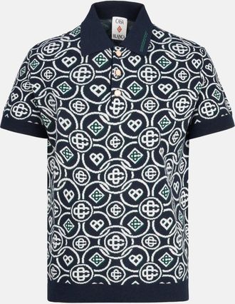 Casablanca MONOGRAM POLO SHIRT Size: XL, colour: VARIOUS