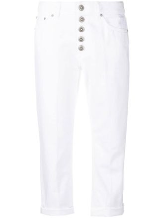 Dondup cropped denim jeans - White