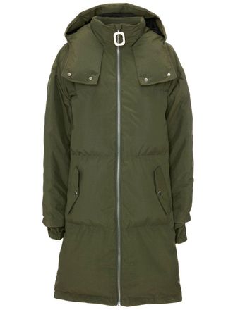 J.W.Anderson padded hooded coat - Green
