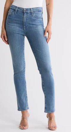 AG - Adriano Goldschmied Mari High Waist Slim Straight Leg Jeans in Reload at Nordstrom Rack, Size 25