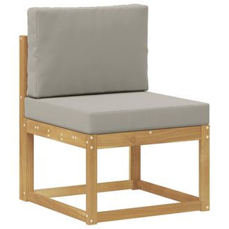 vidaXL Conjunto De Sof&aacute;s De Exterior Blanco Y Gris Claro Vidaxl
