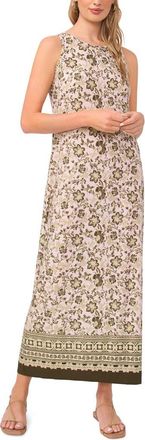 Vince Camuto Sleeveless Maxi Dress in Lily Green at Nordstrom, Size X-Large