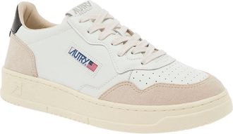 Autry Mens Low Top Sneaker Medalist White Leather Cow Trainers