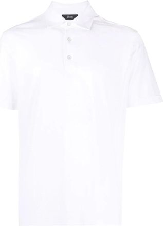Herno Stijlvolle Witte T-shirt en Polo Combo - Heren - Polos - Wit - 3XL - Katoen - Tops