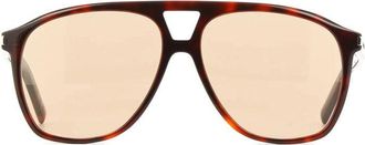 Saint Laurent SL596DUNE003 Tortoiseshell Acetate Sunglasses - Brown