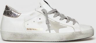 Golden Goose Baskets Super-Star Blanc Doré Argenté