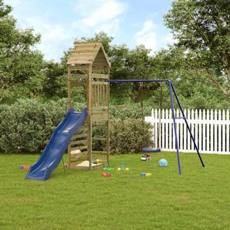 vidaXL Vidaxl - Parque Infantil De Exterior Madera De Pino Impregnada