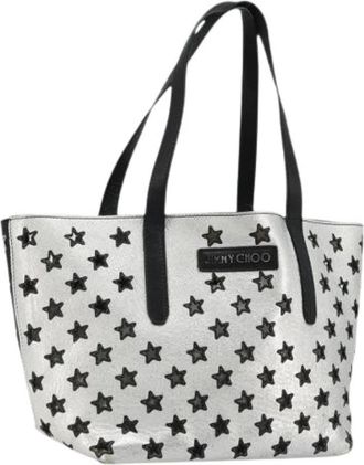 Jimmy Choo London Pre-owned Tote Bags, female, Gray, Size: ONE SIZE Pre-owned Tote Bag