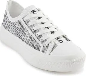 Karl Lagerfeld Giddeon Low Top Sneaker in White/Black at Nordstrom Rack, Size 6.5