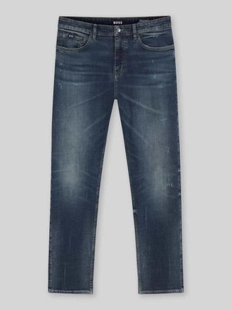 HUGO BOSS Straight Fit Jeans mit 5-Pocket-Design Modell C-OGDEN in Blau, Gr&ouml;&szlig;e 36/32