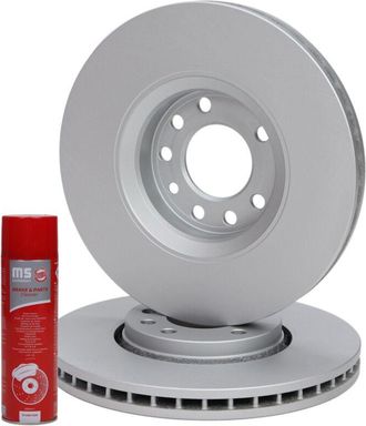 OEM Discos De Freno ms 2 Piezas Recubiertos Delantero Izquierdo/derecho Opel Signum, Vectra C, Vectra C Gts, Saab 9-3, 9-3x 1