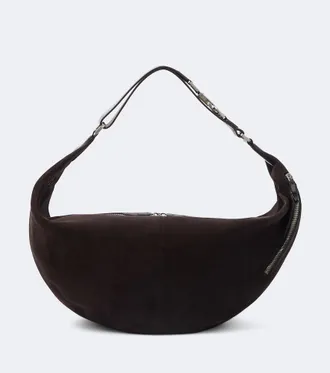 Christophe Lemaire Bolso al hombro Quiver Clip Large de ante