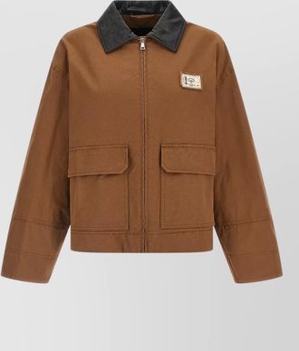 Max Mara cotton quilted single breasted coat