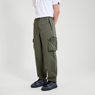 Ellesse Cargohose ELLESSE SQUADRON CARGO PANT, Herren, Gr. XXL, N-Gr, gr&uuml;n (khaki), Web, Obermaterial: 95% Polyamid, 5% Elasthan, Hosen Cargohose