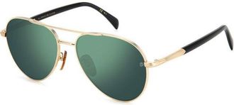 David Beckham DB 1118/G/S RHL/MT Mens Sunglasses Gold Size 59