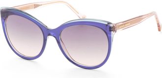 Carolina Herrera Womens 57mm Blue Pink Sunglasses HER0175-S-BR0-57