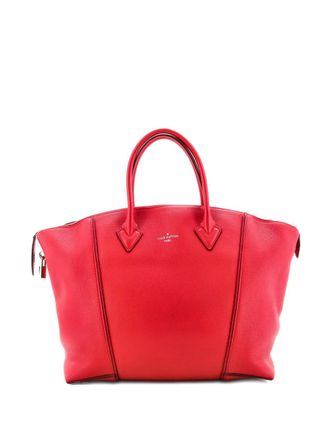 Louis Vuitton Soft Lockit Handbag Leather MM satchel - Roze