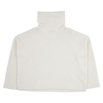 Fabiana Filippi Turtleneck Sweater - Dames - Coltruien - Wit - S - Wol - Truien & Vesten