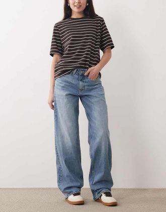 Lee Jeans dritti a fondo ampio azzurri-Blu