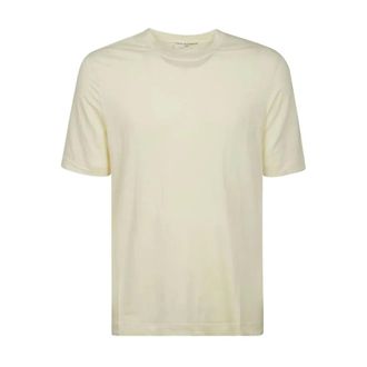 FILIPPO DE LAURENTIIS T-Shirts, male, Beige, Size: 3XL Jerlin Linen T-Shirt