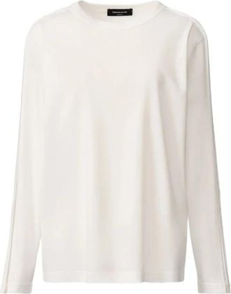 Fabiana Filippi Jersey Long Sleeve Top - Dames - Longsleeves - Wit - L - Tops