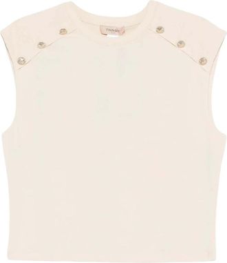 Twinset Donna, Top, Beige, M, new