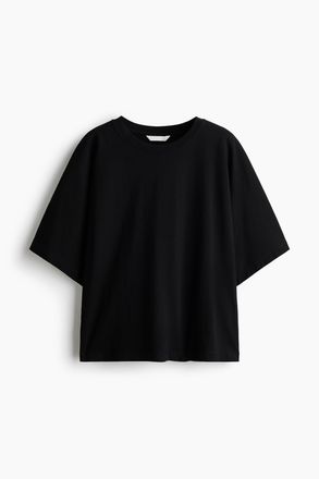 H&M T-Shirt mit Fledermaus&auml;rmeln - Schwarz