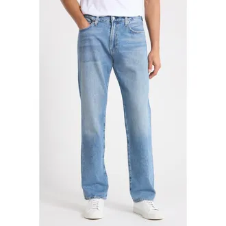 Citizens Of Humanity Elijah Relaxed Straight Jeans in Shadow Blue Md Vint Wash at Nordstrom, Size 31 X 32