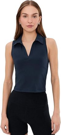 Beyond Yoga Sport Active Polo Tank Top Womens Clothing Nocturnal Navy : MD, Polyester/Spandex
