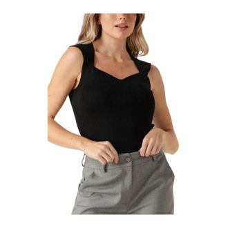Ibana Dames Tops T-shirts Trella - Dames - Tops - Zwart - Maat: M