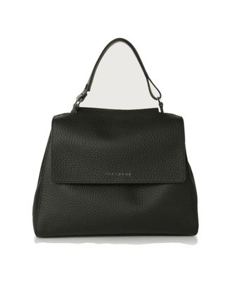 Orciani Medium Textured Leather Shoulder Bag