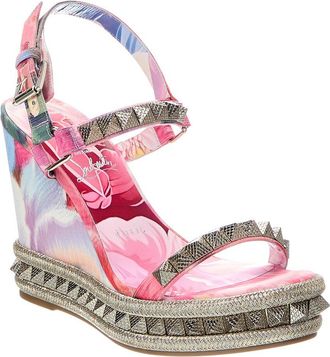 Christian Louboutin Pyra Cloud 110 Canvas Sandal