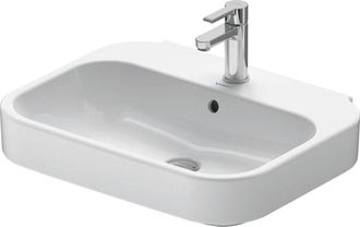 Duravit Duravit - Lavabo Happy D.2 60cm Con Rebosadero, Con Bancada De