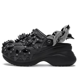 Crocs (WMNS) Crocs x Swarovski Classic Bae Clog Black 212453-0LD