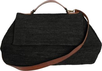 Ibeliv Lahady Schoudertas - Dames - Handtassen - Zwart - ONE Size - Katoen - Tassen