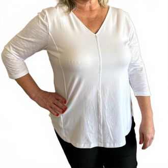 Neon Buddha Reversible Top In White