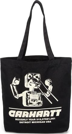 Carhartt Work in Progress graphic-print canvas tote bag - men - Canvas - One Size - Black