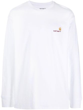 Carhartt Work in Progress American Script T-shirt - men - Cotton - L - White