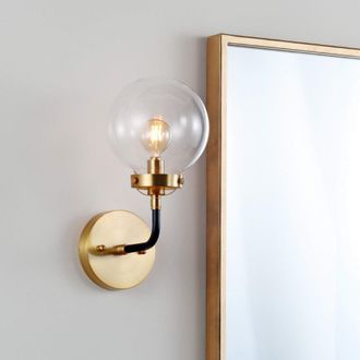 Jonathan Y Designs Caleb 1-Light 6 Brass Vanity