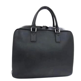 Louis Vuitton Pre-owned Handbags, unisex, Black, Size: ONE SIZE Pre-owned Leather Handbag