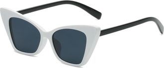 Generic Mens Outdoor Commuter Sunglasses Womens Party Driving Sun Glasses(White)
