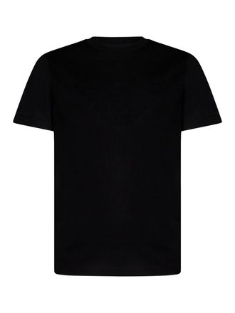 Emporio Armani Black cotton jersey t-shirt