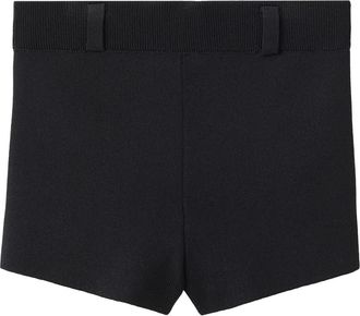 Mango Starring Hailey Bieber Temaki High Waist Shorts in Black at Nordstrom, Size Medium