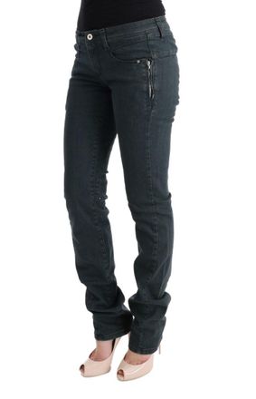 Costume National Womens Gray Cotton Superslim Denim Jeans Clothing