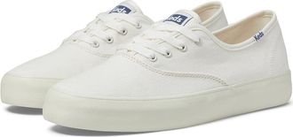 Keds Champion Sneakers Womens White Canvas Low Top Lifestyle Shoes GAL234